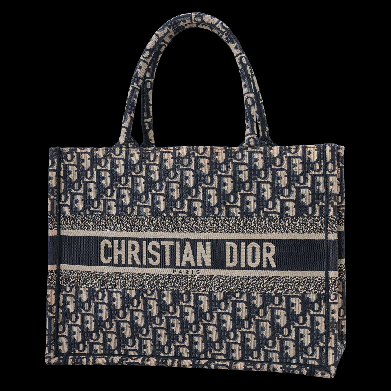 CHRISTIAN DIOR(USED)디올 오블리크 북토트 미듐